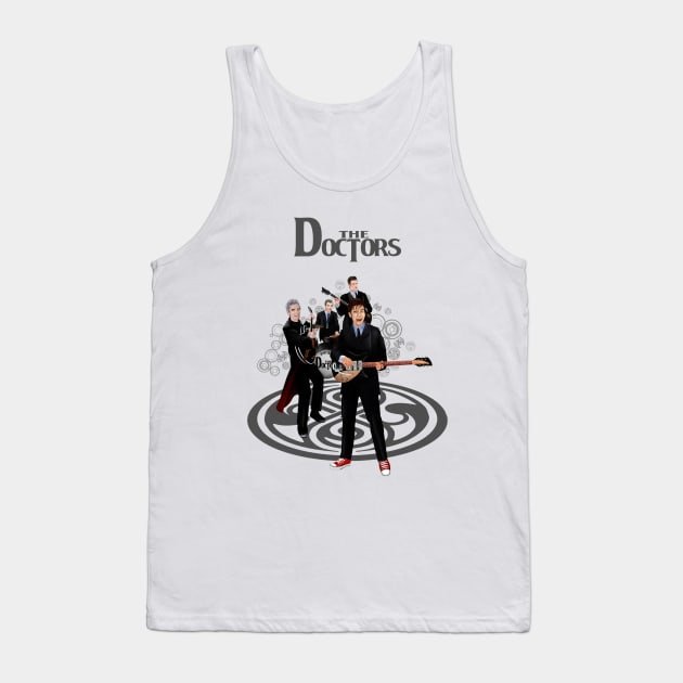 The Doctor Band Tank Top by Dezigner007